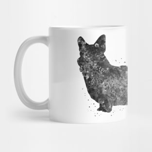 Cardigan Welsh Corgi dog black and white Mug